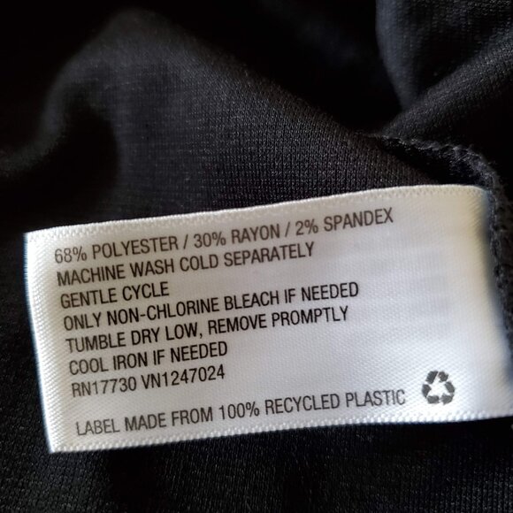 A New Day - Women's Ruched Ponte Mini Skirt - Black Size L - Picture 8 of 11